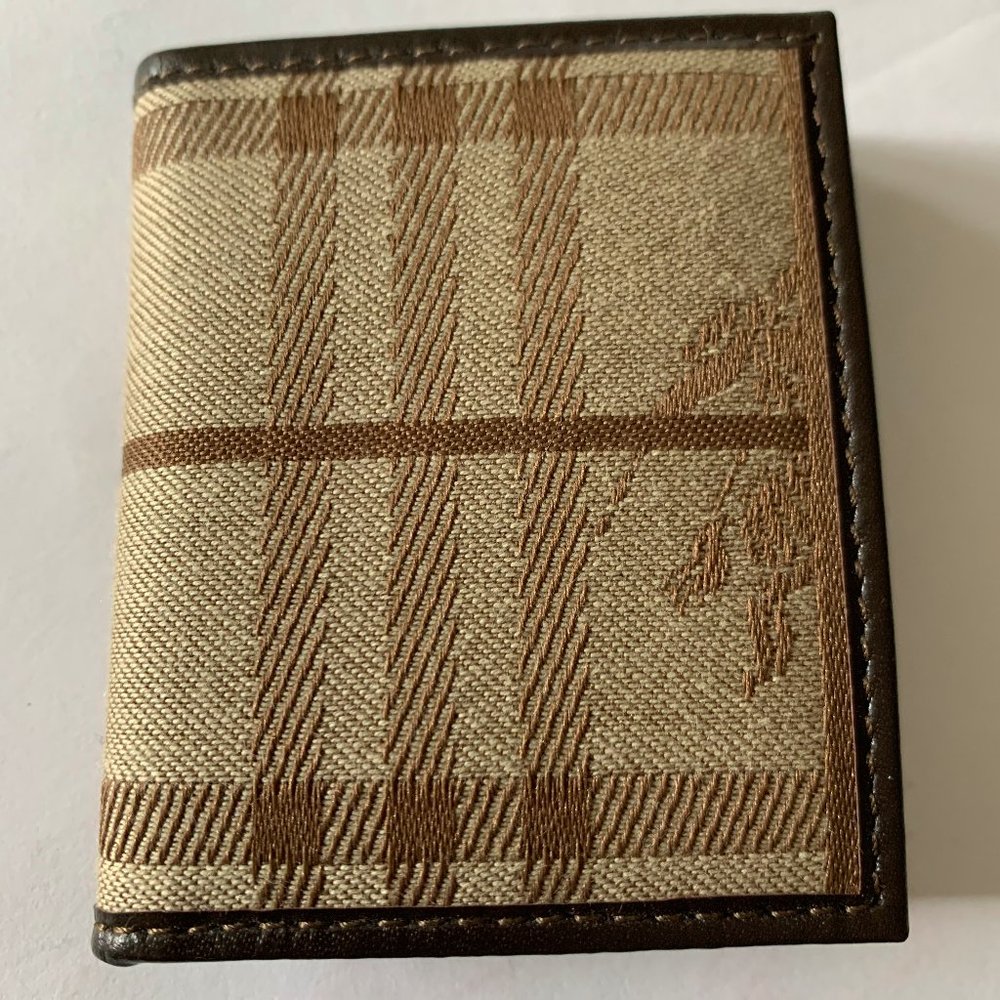 Burberry Haymarket Picture Frame Leather